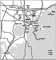 飛鳥地方略図