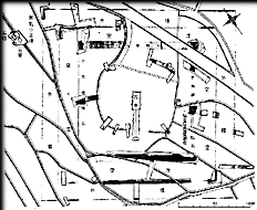 石舞台古墳平面図