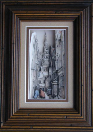 The shadowboxes drawn by Anton Pieck